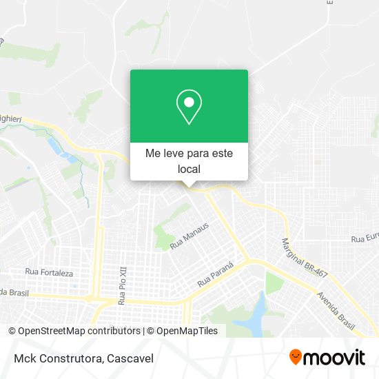 Mck Construtora mapa