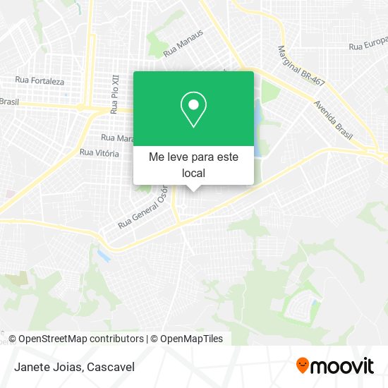Janete Joias mapa