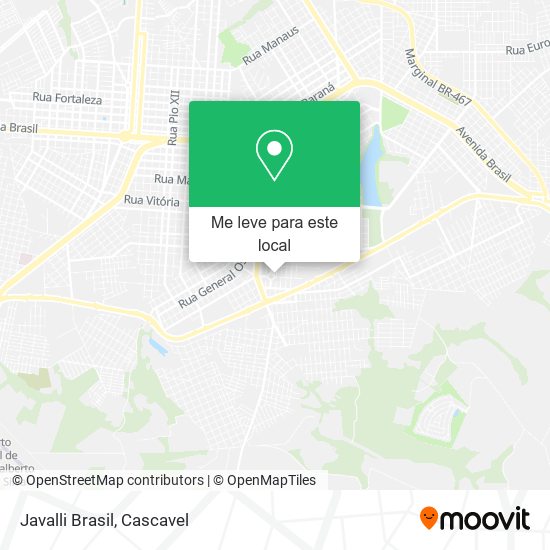 Javalli Brasil mapa