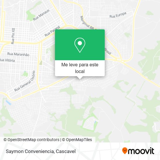 Saymon Conveniencia mapa