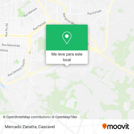 Mercado Zanatta mapa