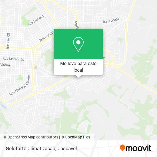 Geloforte Climatizacao mapa