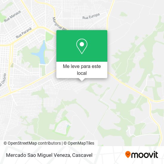 Mercado Sao Miguel Veneza mapa