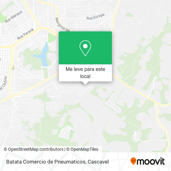 Batata Comercio de Pneumaticos mapa