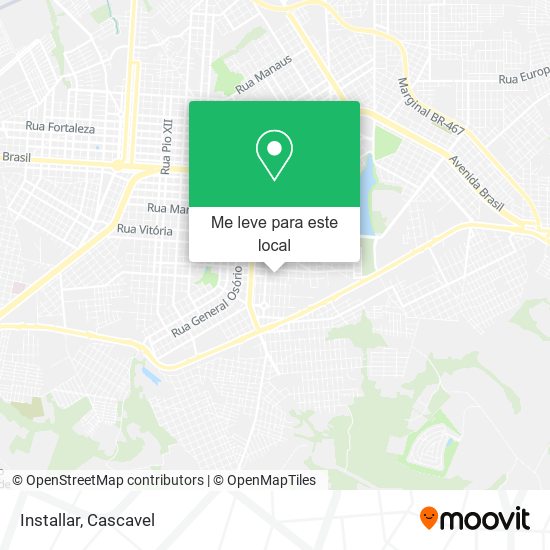 Installar mapa
