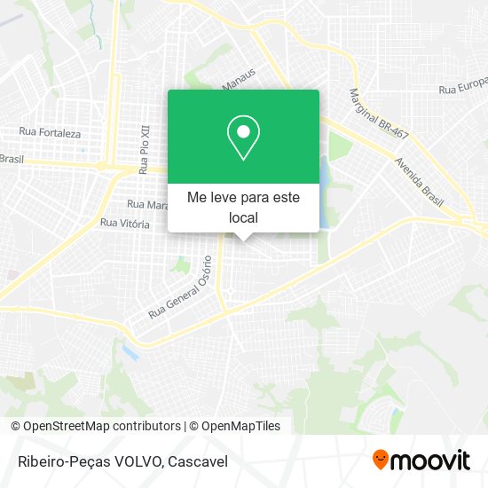 Ribeiro-Peças VOLVO mapa