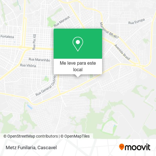 Metz Funilaria mapa