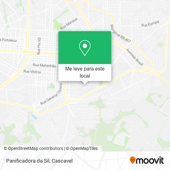 Panificadora da Sil mapa