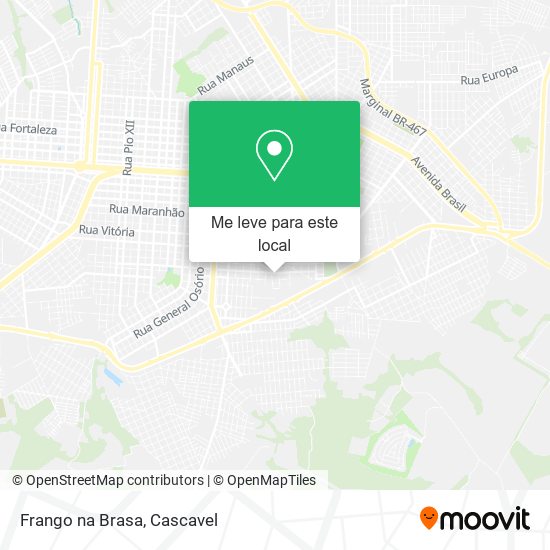 Frango na Brasa mapa