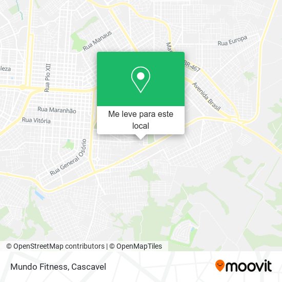 Mundo Fitness mapa