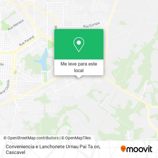Conveniencia e Lanchonete Urnau Pai Ta on mapa