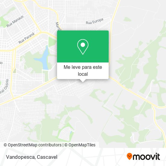 Vandopesca mapa