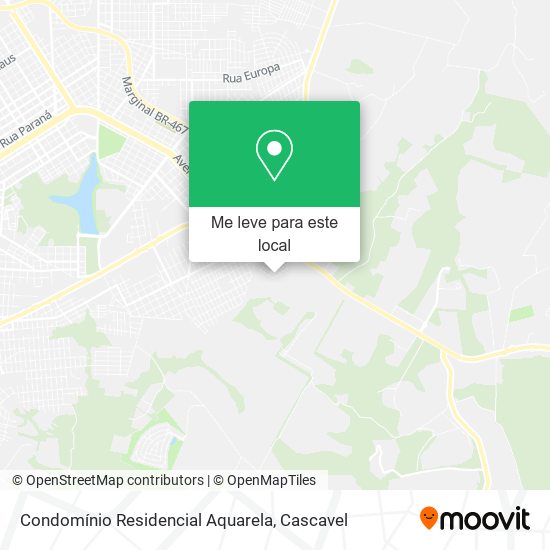 Condomínio Residencial Aquarela mapa
