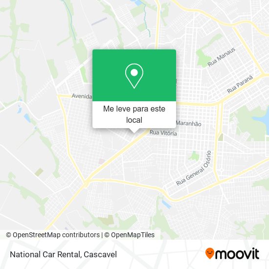National Car Rental mapa