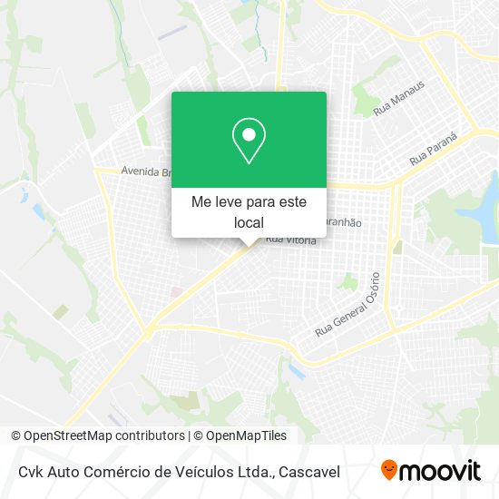 Cvk Auto Comércio de Veículos Ltda. mapa