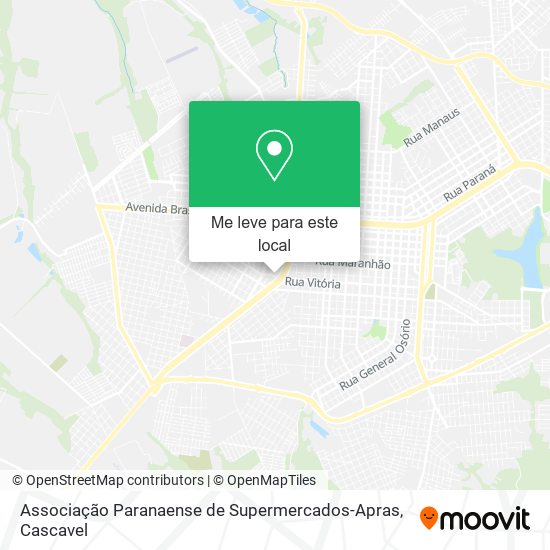 Associação Paranaense de Supermercados-Apras mapa