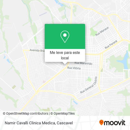 Namir Cavalli Clinica Medica mapa