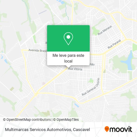 Multimarcas Servicos Automotivos mapa
