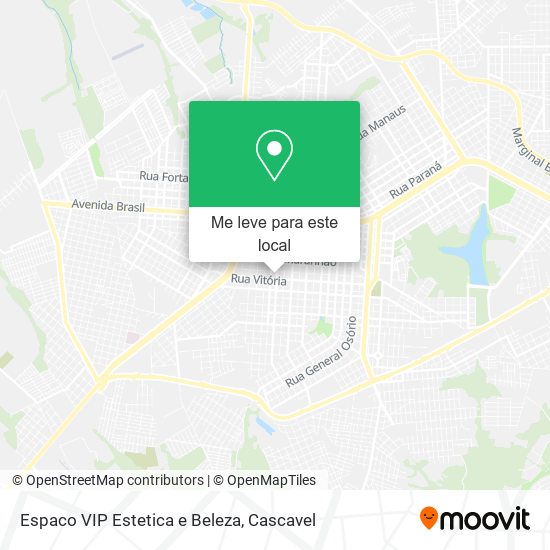 Espaco VIP Estetica e Beleza mapa