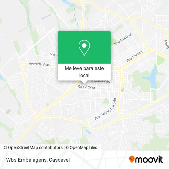 Wbs Embalagens mapa