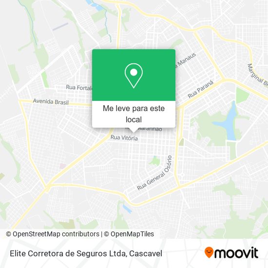 Elite Corretora de Seguros Ltda mapa