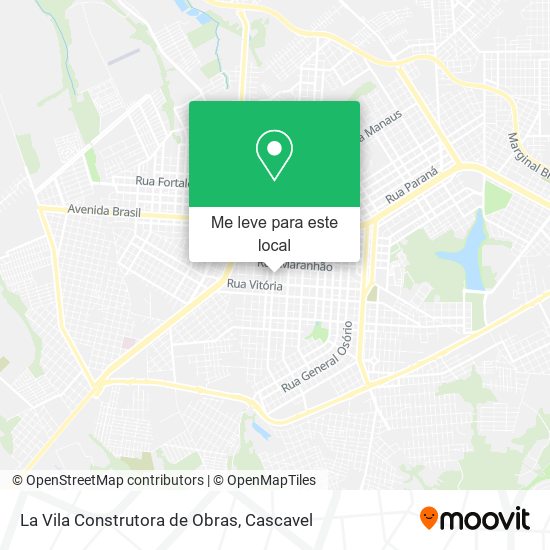 La Vila Construtora de Obras mapa