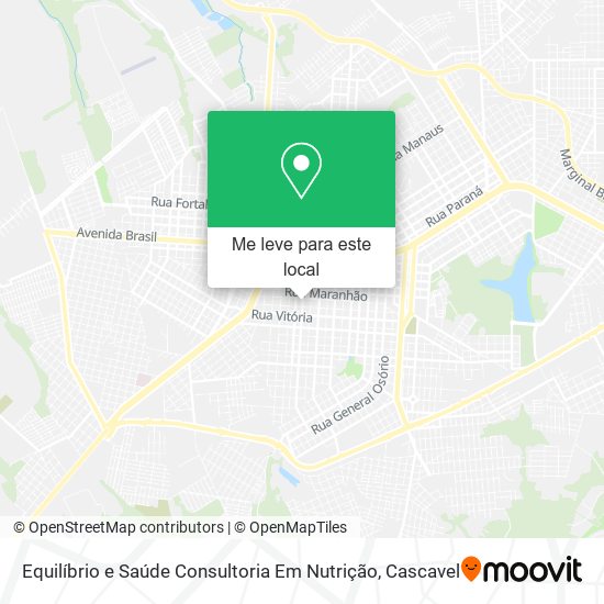 Equilíbrio e Saúde Consultoria Em Nutrição mapa