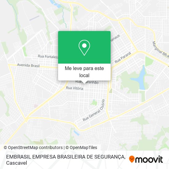 EMBRASIL EMPRESA BRASILEIRA DE SEGURANÇA mapa