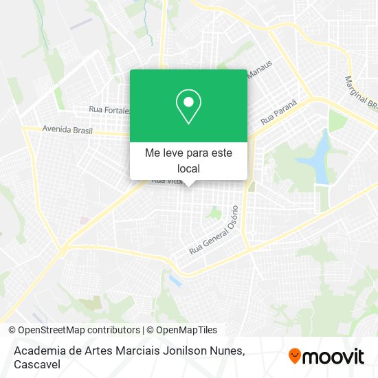 Academia de Artes Marciais Jonilson Nunes mapa