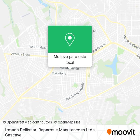 Irmaos Pellissari Reparos e Manutencoes Ltda mapa