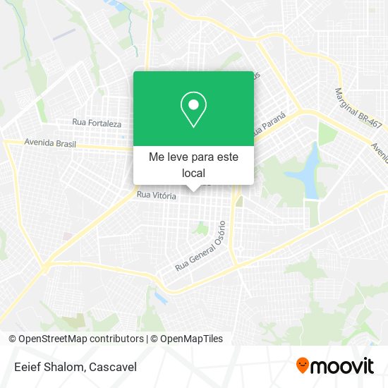 Eeief Shalom mapa