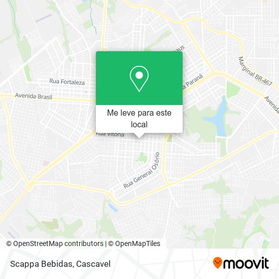 Scappa Bebidas mapa