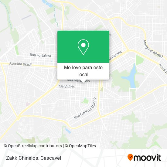 Zakk Chinelos mapa