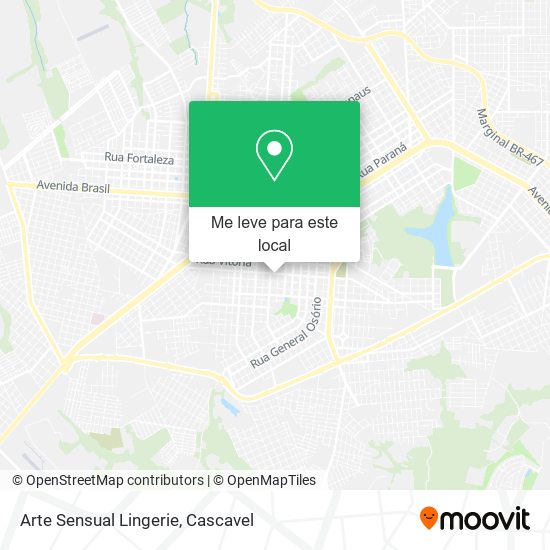 Arte Sensual Lingerie mapa