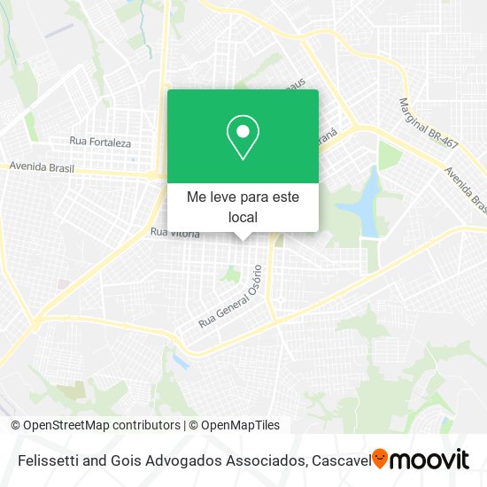 Felissetti and Gois Advogados Associados mapa