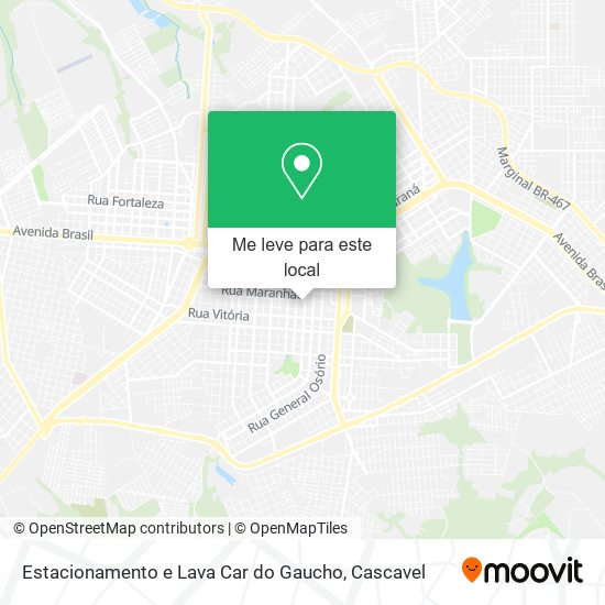 Estacionamento e Lava Car do Gaucho mapa