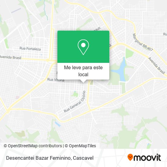 Desencantei Bazar Feminino mapa