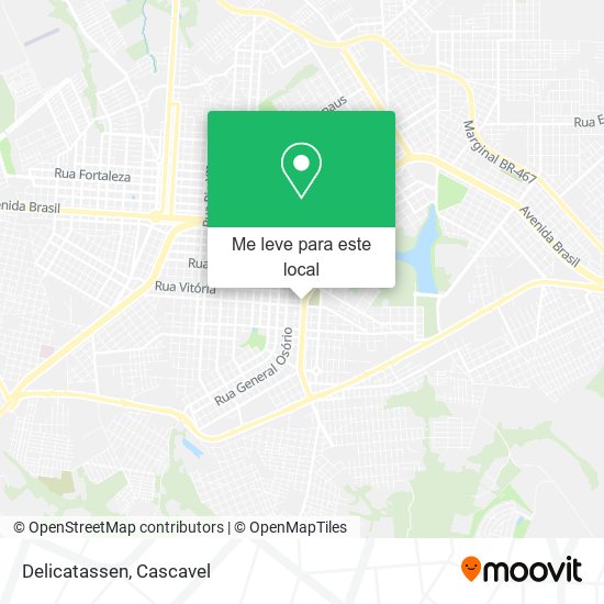 Delicatassen mapa