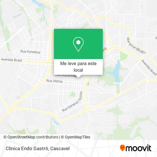 Clínica Endo Gastrô mapa
