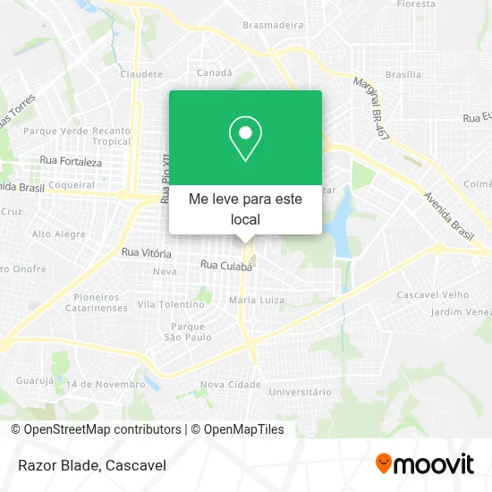Razor Blade mapa