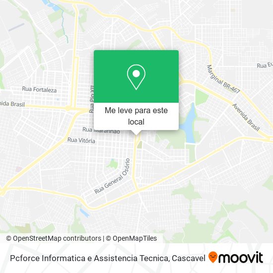Pcforce Informatica e Assistencia Tecnica mapa