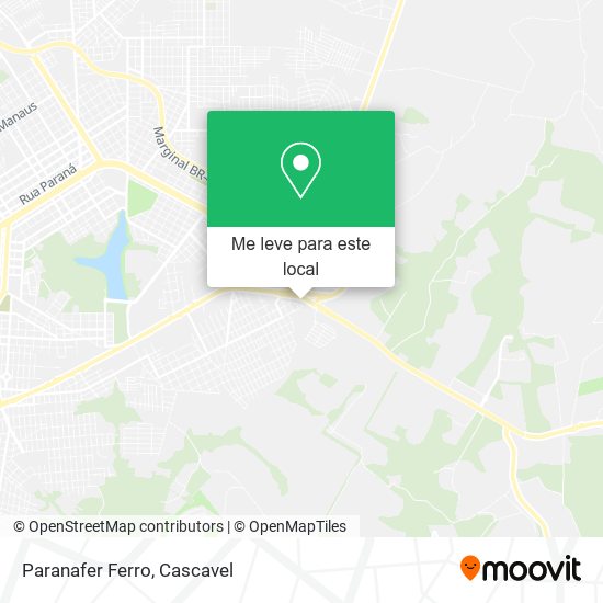 Paranafer Ferro mapa