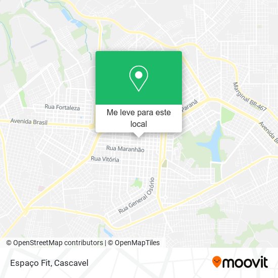 Espaço Fit mapa