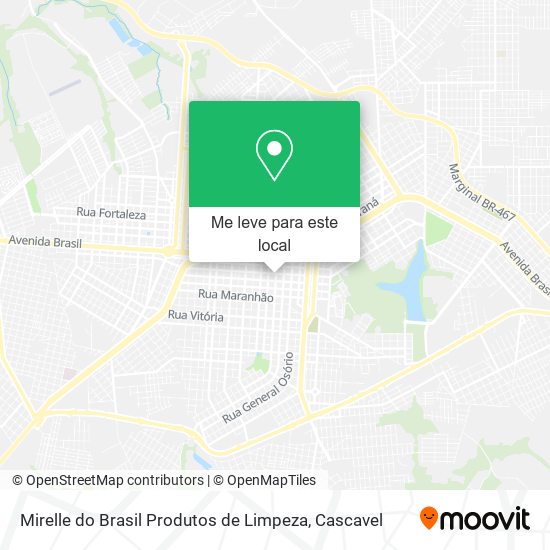 Mirelle do Brasil Produtos de Limpeza mapa