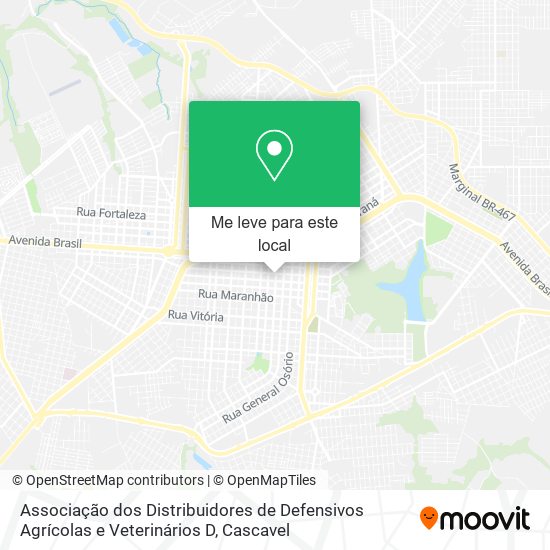 Associação dos Distribuidores de Defensivos Agrícolas e Veterinários D mapa