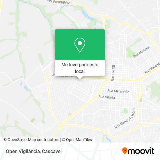 Open Vigilância mapa