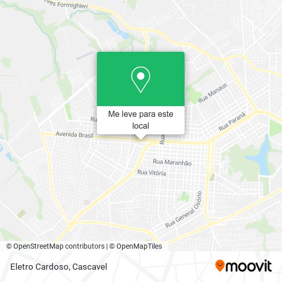 Eletro Cardoso mapa