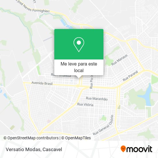 Versatio Modas mapa