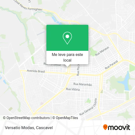Versatio Modas mapa