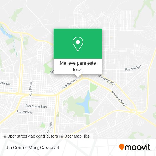 J a Center Maq mapa